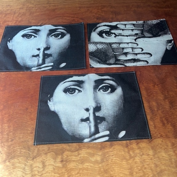 Set of 3 Fabric Placemats 17” x 13” - Picture 1 of 4
